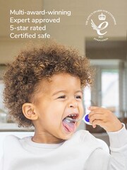 Indigo Blue doddl Fork & Spoon Indigo Toddler Cutlery Set Toddler Cutlery Set - Image 7 of 7