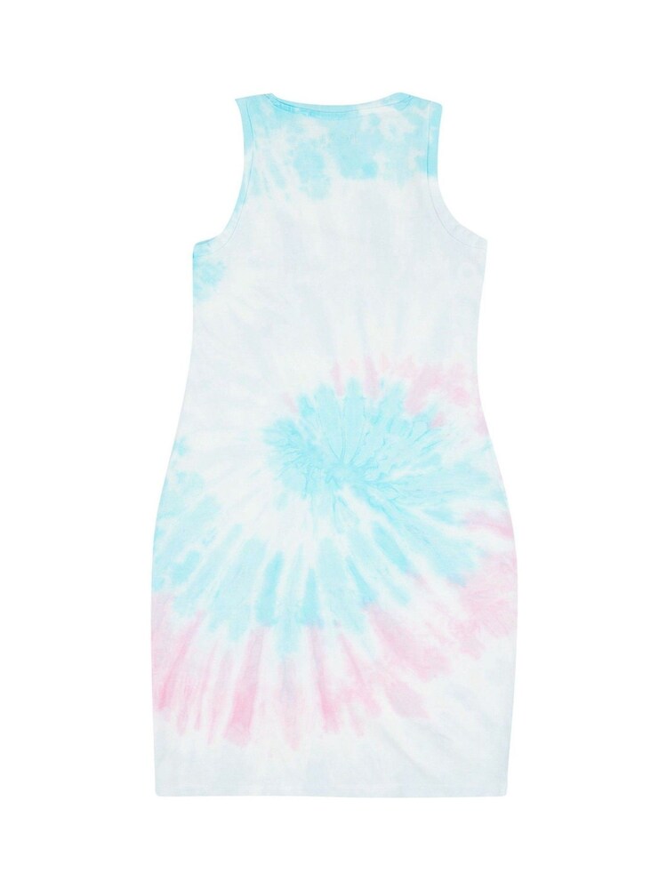 Jack Wills Pink Tie Dye Sleeveless Bodycon Dress - Image 2 of 3