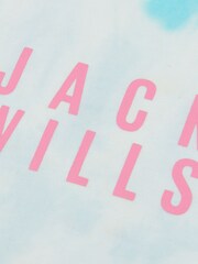 Jack Wills Pink Tie Dye Sleeveless Bodycon Dress - Image 3 of 3