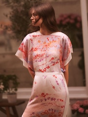 Reiss Multi Leea Printed Mini Dress - Image 1 of 6