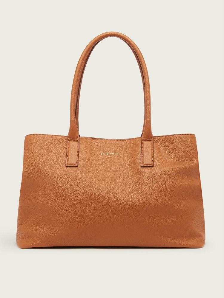 LK Bennett Tan Brown Leather Lillian Tote Bag - Image 2 of 3