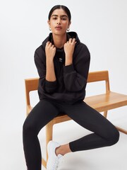 Czarny - adidas Originals Boyfriend Adult Adicolor Essentials Hoodie - Image 4 of 5