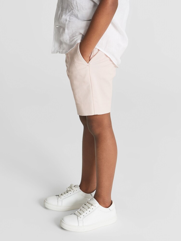 Rosa - Pantalones cortos chinos de estilo casual Wicket de Reiss - Imagen 1 de 6 Rosa - Pantalones cortos chinos de estilo casual Wicket de Reiss - Imagen 1 de 6