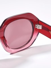 Rosa - Gafas de sol Quintana de OSPREY LONDON - Imagen 4 de 5
