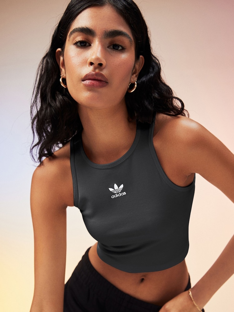 adidas Originals Essentials Rib Tank Top - Image 1 of 2