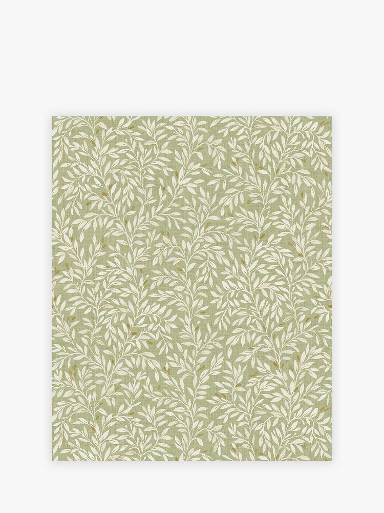 Green Ditsy Leaf 10M Wallpaper - Image 2 of 4