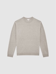 Reiss Heather Prague Merino Blend Crew Neck Jumper - Image 2 of 6