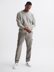 Reiss Heather Prague Merino Blend Crew Neck Jumper - Image 3 of 6