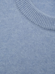Reiss Soft Blue Prague Junior Merino Jumper - Image 5 of 5