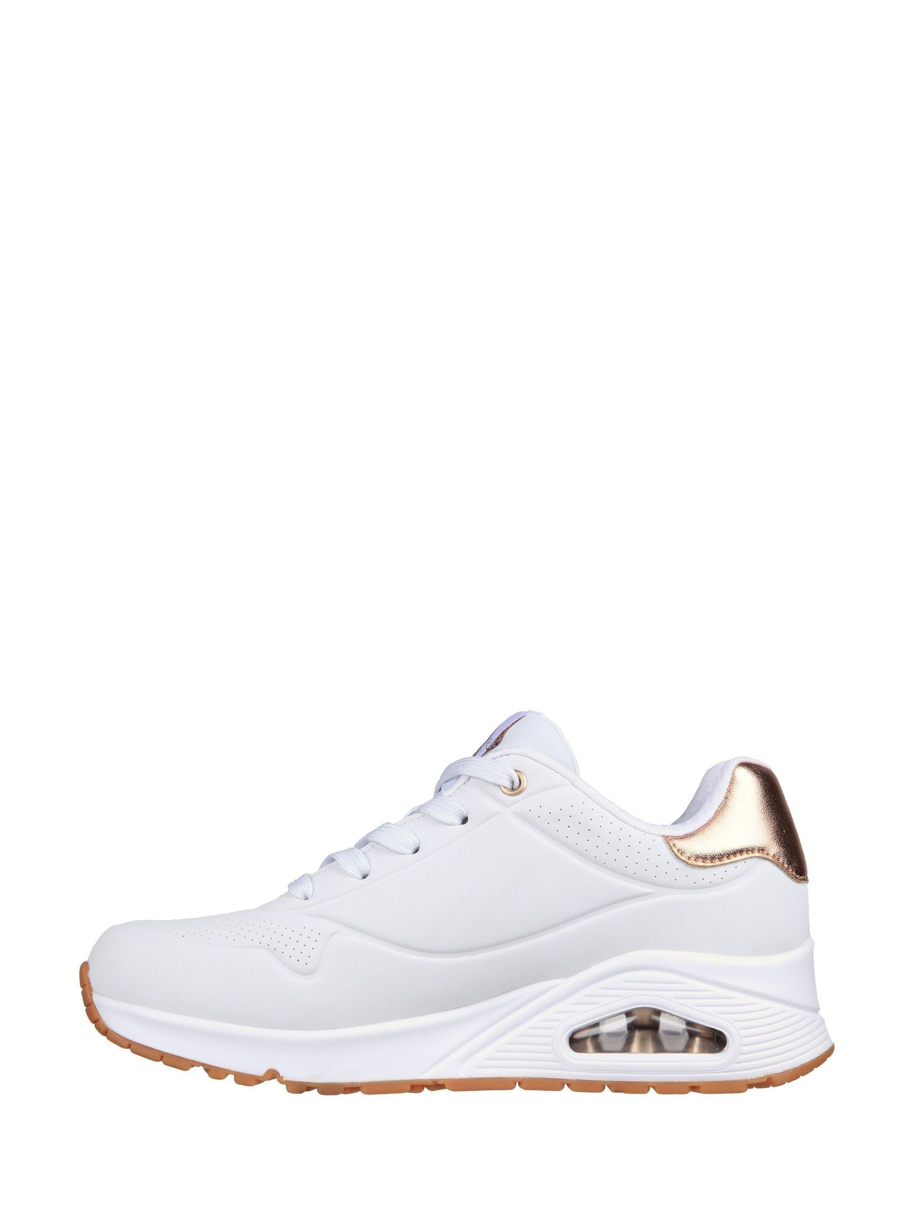 Skechers White Womens Uno Trainers