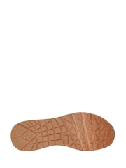 Baumwollweiß - Skechers – Uno – Standard-Fit-Turnschuhe in Schwarz und Gold für Damen - Bild 7 von 7