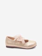 Gold Bow Mary Jane Occasion Shoes - Image 2 of 5