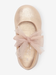 Gold Bow Mary Jane Occasion Shoes - Image 4 of 5
