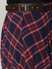 Red Mini Chiffon Skirt - Image 4 of 6