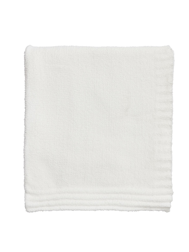 Nalu Nicole Scherzinger White Ona Super Soft Teddy Borg Fleece Throw - Image 1 of 4 Nalu Nicole Scherzinger White Ona Super Soft Teddy Borg Fleece Throw - Image 1 of 4