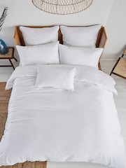 Ted Baker White T Quilted Polysatin Sham Pillowcase - Image 4 of 4