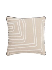 Nalu Nicole Scherzinger Natural Kala 100% Cotton Cushion - Image 2 of 4