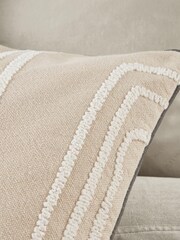 Nalu Nicole Scherzinger Natural Kala 100% Cotton Cushion - Image 3 of 4