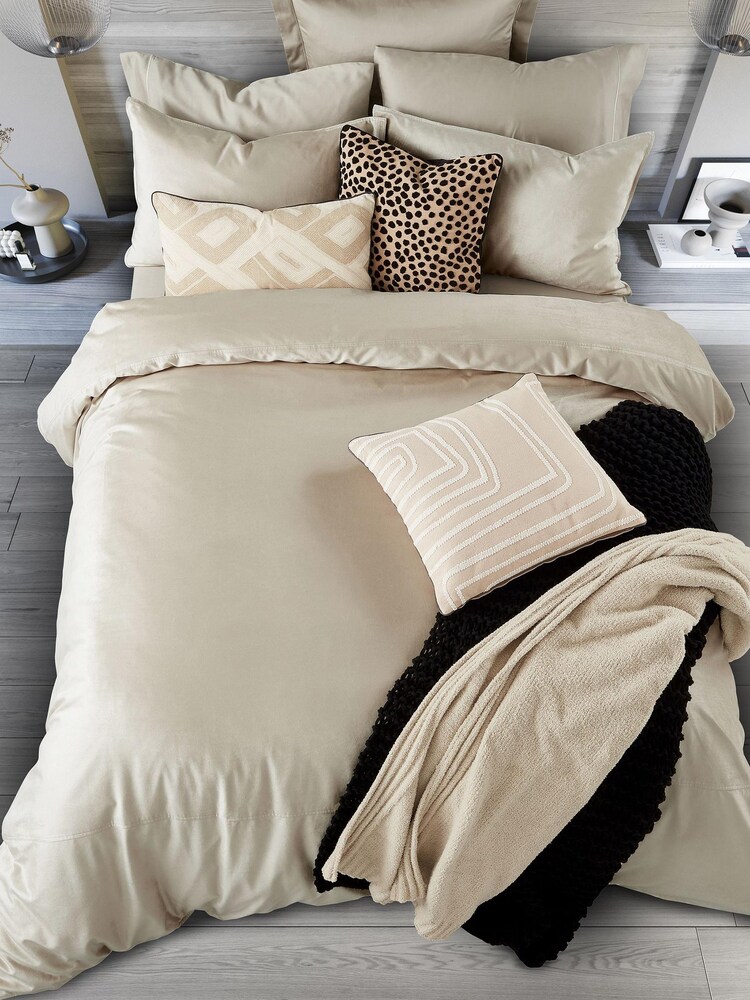 Nalu Nicole Scherzinger Natural Kala 100% Cotton Cushion - Image 4 of 4