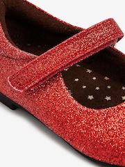 Red Glitter Standard Fit (F) Mary Jane Occasion Shoes - Image 4 of 4