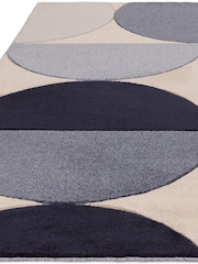 Asiatic Rugs Blue Sketch Curve Rug - Image 3 of 4