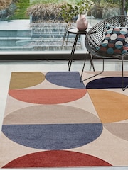 Asiatic Rugs Multi Sketch Curve Rug - Image 1 of 4