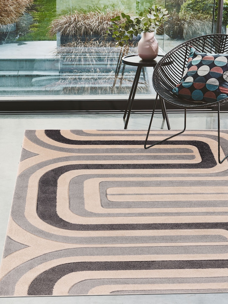 Asiatic Rugs Grey Sketch Contour Rug - Image 1 of 4