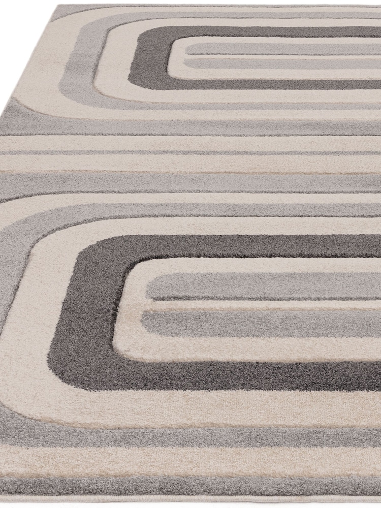 Asiatic Rugs Grey Sketch Contour Rug - Image 2 of 4
