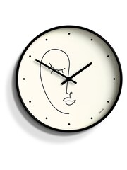 Jones Clocks Black Jones Olivia Minimal Line Art Wall Clock - Image 3 of 4