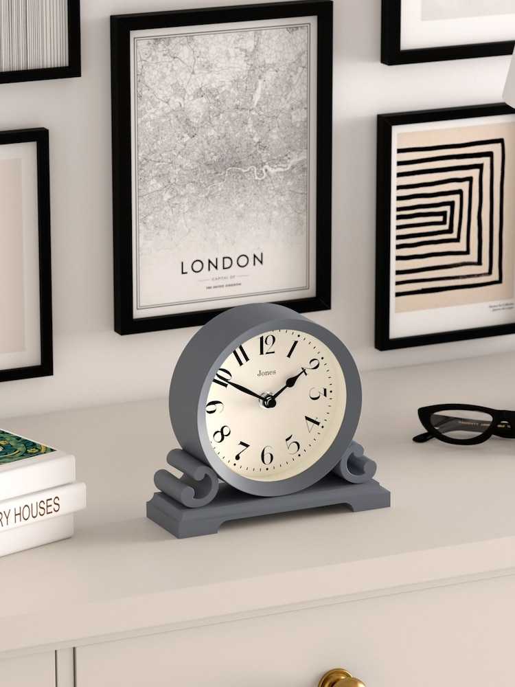 Jones Clocks Navy Navy Classic Mantel Clock with Arabic Dial - Image 2 of 4