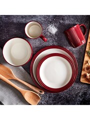 Tower 16 Piece Red Foundry Dinner Set - Image 1 of 5