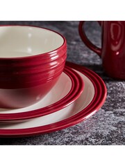 Tower 16 Piece Red Foundry Dinner Set - Image 3 of 5