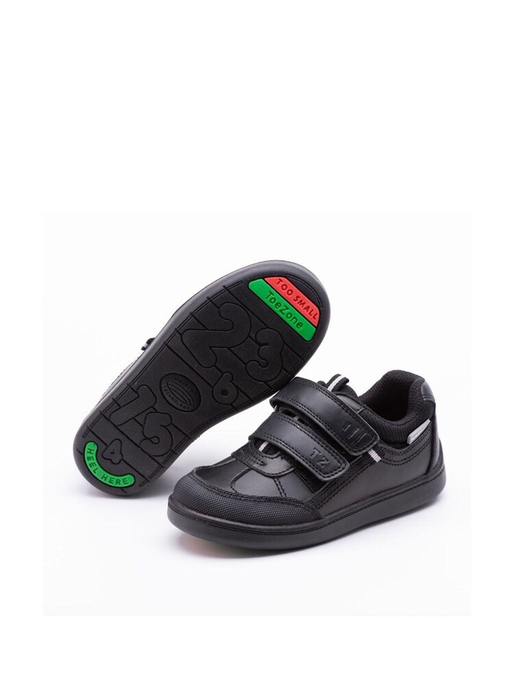 Toezone LEO Double Rip Tape Fastening Super Cool Black Shoes - Image 2 of 7