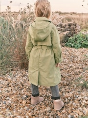 Khaki Green Shower Resistant Trench Coat (3-16yrs) - Image 2 of 8