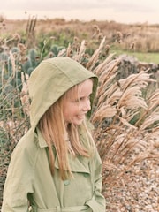 Khaki Green Shower Resistant Trench Coat (3-16yrs) - Image 3 of 8