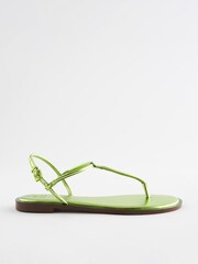 Green - Forever Comfort® Mirrored Toe Post Sandals - Image 5 of 8