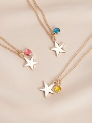 Gold Tone Birthstone Necklace November - Image 3 of 3