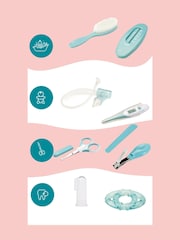 Babymoov 9 Piece Blue Baby Grooming Accessories - Image 4 of 5
