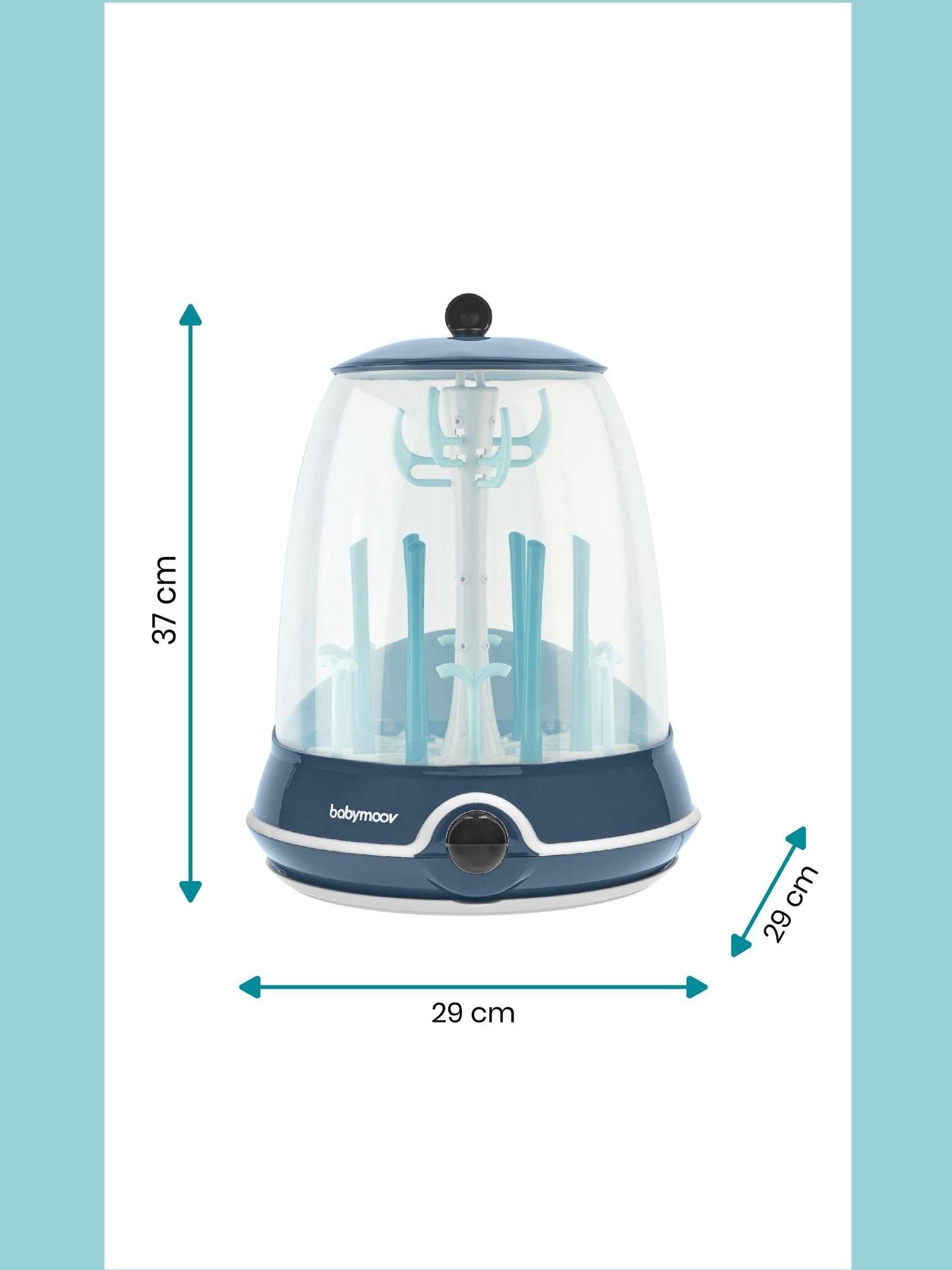 Sterilizzatore Vapore Babymoov Turbo Steam Plus 2 In 1 – 6 Minuti, Elimina Il 99% Dei Batteri, Per Biberon E Accessori