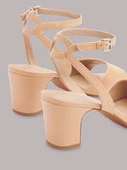 Whistles Nude Block Heel Emerson Sandals - Image 3 of 4