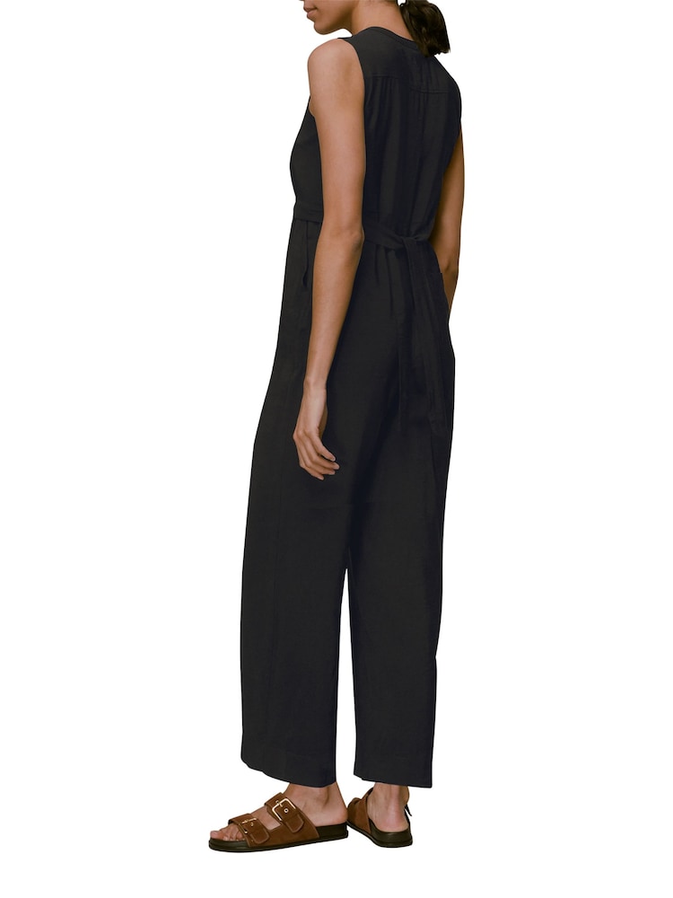 Negro - Mono con cremallera delantera Josie de Whistles - Imagen 2 de 4