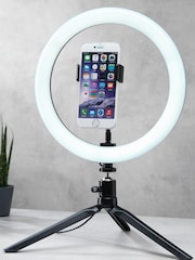 MenKind Vlogging Light With Tripod White 10" - Image 1 of 6