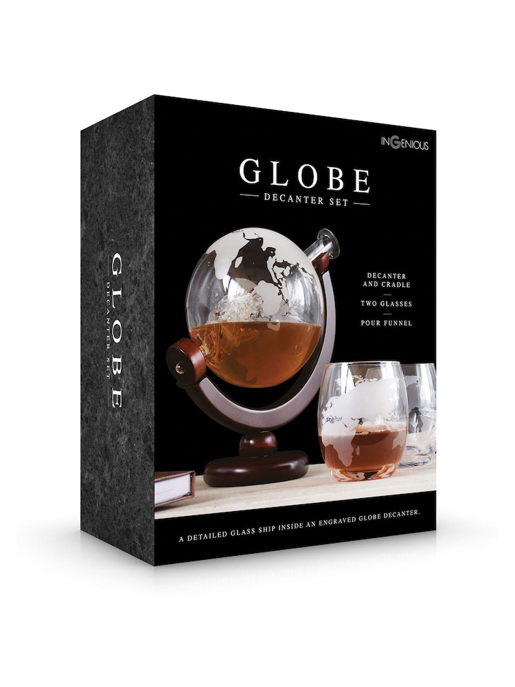 MenKind Globe Decanter with Glasses Set - Image 2 of 2