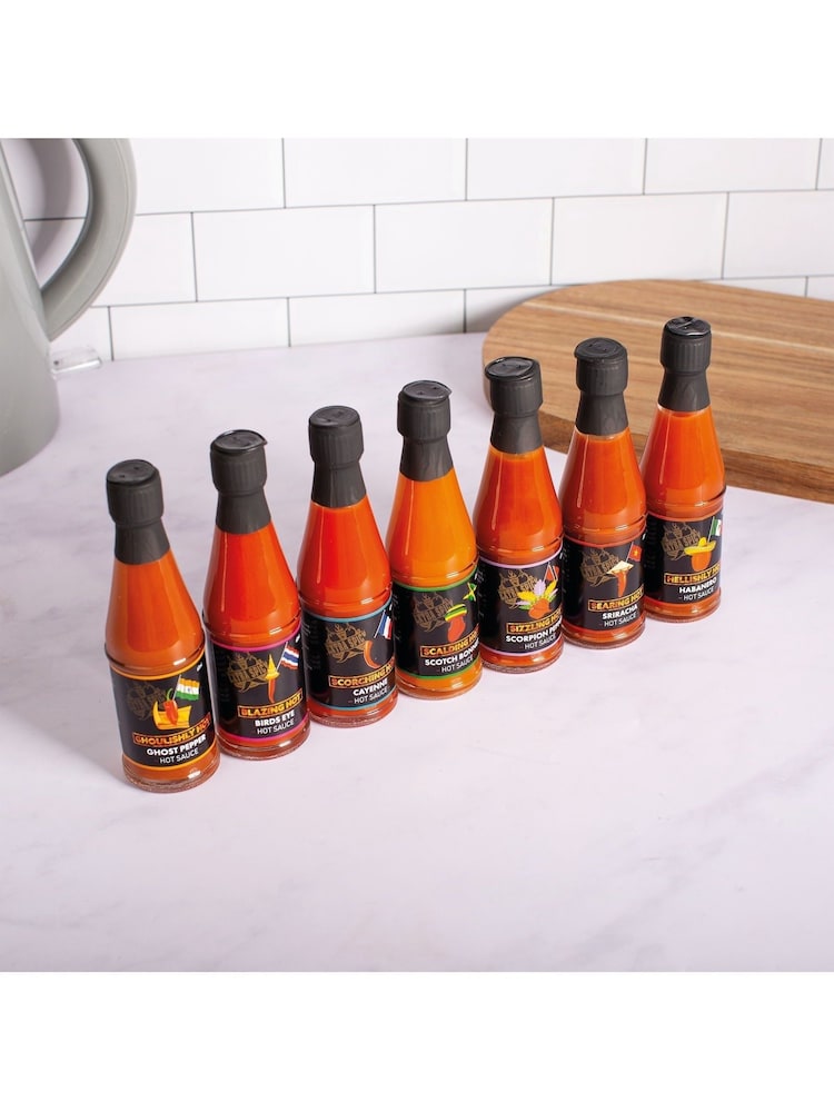 MenKind 7 Bottle of Hot Sauces Packed - Image 2 of 4