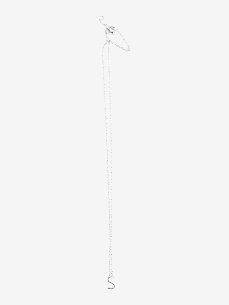 Sterling Silver S Initial Necklace - Image 2 of 3