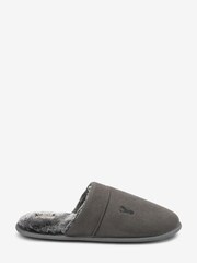 Grey Stag Mule Slippers - Image 1 of 5
