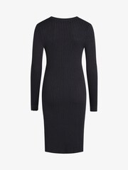 Noa Noa Blue Long Sleeved Viscose Knitted Dress - Image 5 of 5
