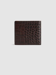 Reiss Chocolate Cabot Leather Wallet - Image 2 of 5