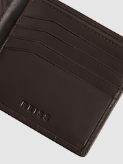 Reiss Chocolate Cabot Leather Wallet - Image 3 of 5