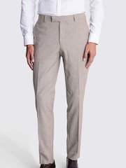 MOSS Neutral Brown Slim New Suit: Trousers - Image 1 of 4